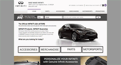 Desktop Screenshot of mikewardinfinitiparts.com